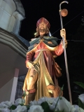 Statua di San Rocco durante la processione 2016